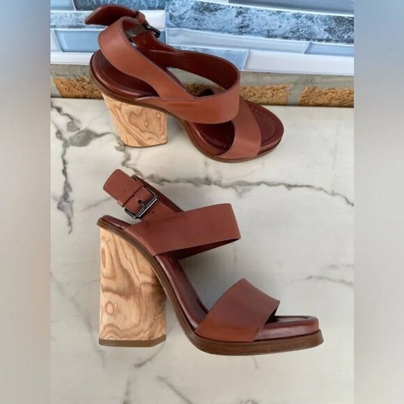 Vince Haley Heel in Whiskey size 6 - Picture 5 of 9